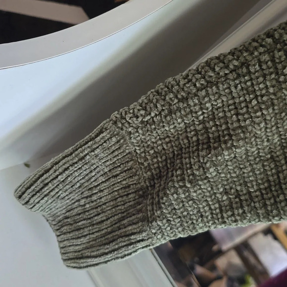 Double  Zero-Cozy knit Oversized drop shoulder sweater - Picture 7 of 7